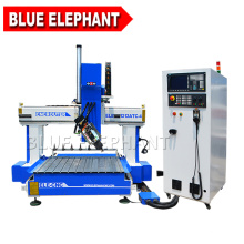 Elefante azul de alta calidad gran eje z 1212 cnc enrutador con mesa de aluminio t ranura